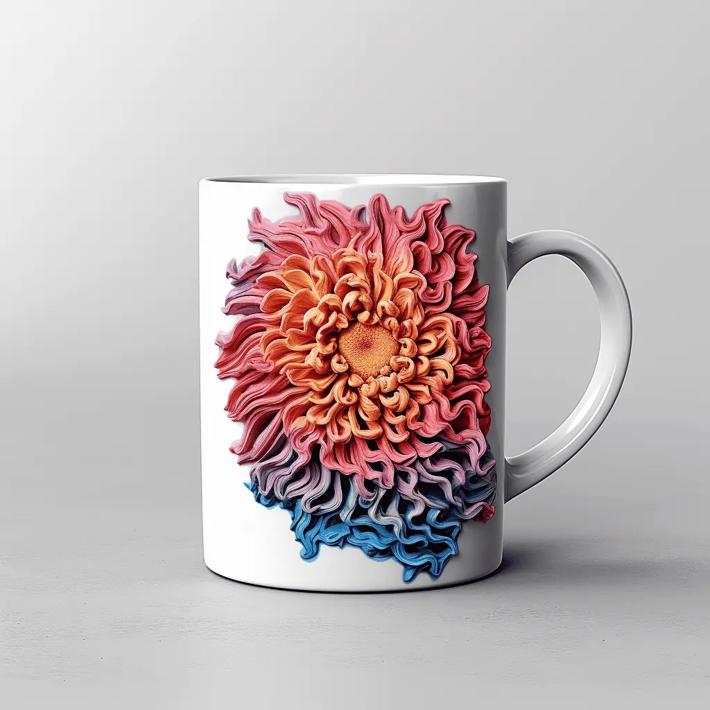 Swirly Flower Cup
